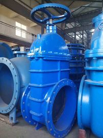 Small Flow Resistance Metal Seated Gate Valve , Easy Install Ductile Iron Gate Valve