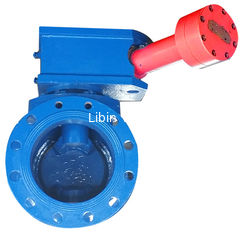 Self Cleaning Half Ball Valve / Cast Iron Ball Valve Easy Long Distances Control