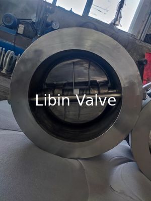 Duplex stainless steel dual disc dcheck valve
