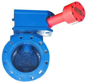 Self Cleaning Half Ball Valve / Cast Iron Ball Valve Easy Long Distances Control