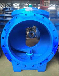 Rubber Sealed Eccentric Ball Valve / WCB Ball Valve With Strong Decontamination Capabilities